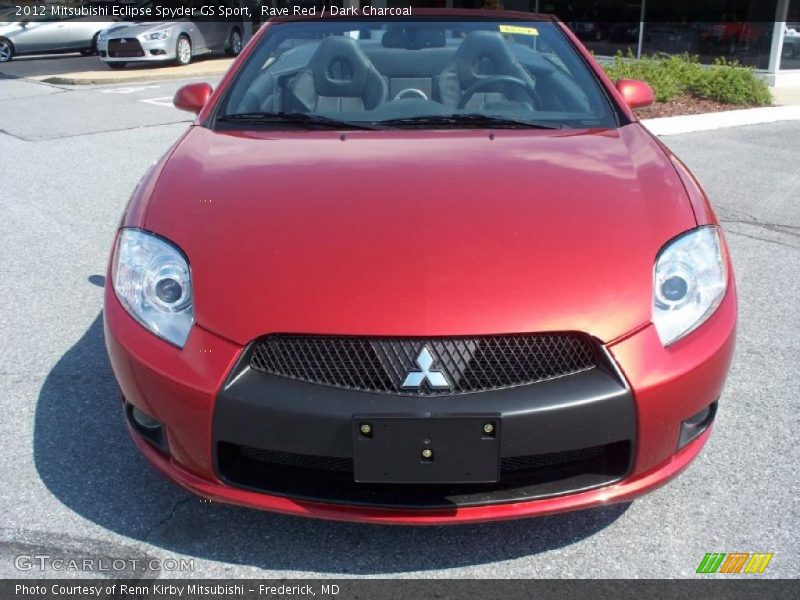 Rave Red / Dark Charcoal 2012 Mitsubishi Eclipse Spyder GS Sport