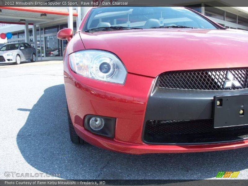 Rave Red / Dark Charcoal 2012 Mitsubishi Eclipse Spyder GS Sport