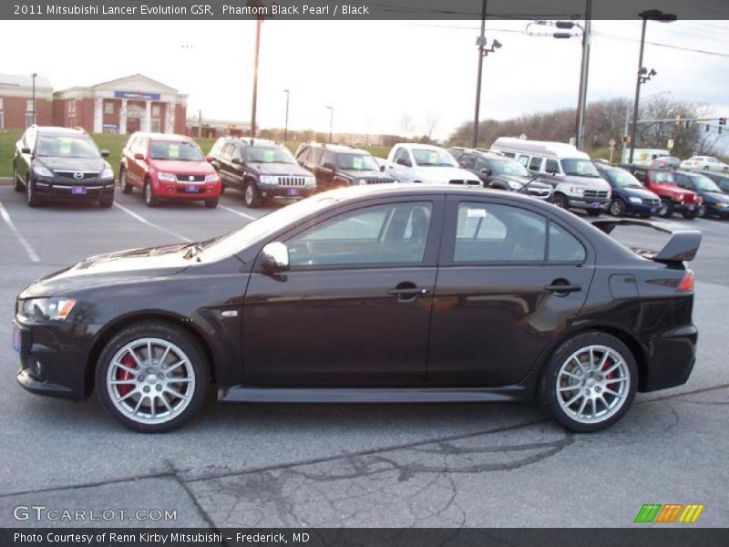  2011 Lancer Evolution GSR Phantom Black Pearl