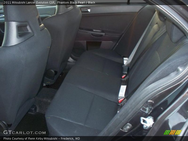 Phantom Black Pearl / Black 2011 Mitsubishi Lancer Evolution GSR