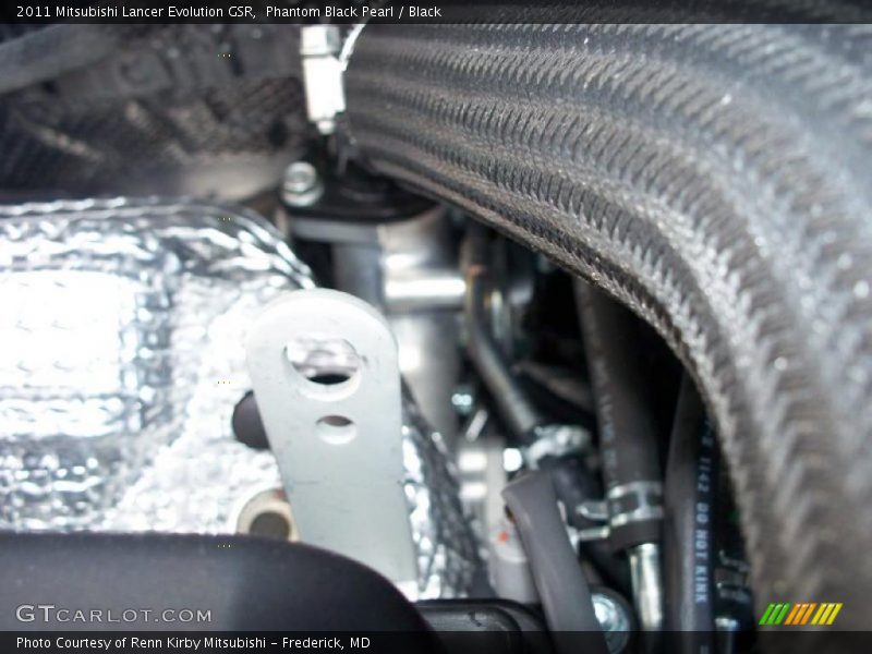 Phantom Black Pearl / Black 2011 Mitsubishi Lancer Evolution GSR