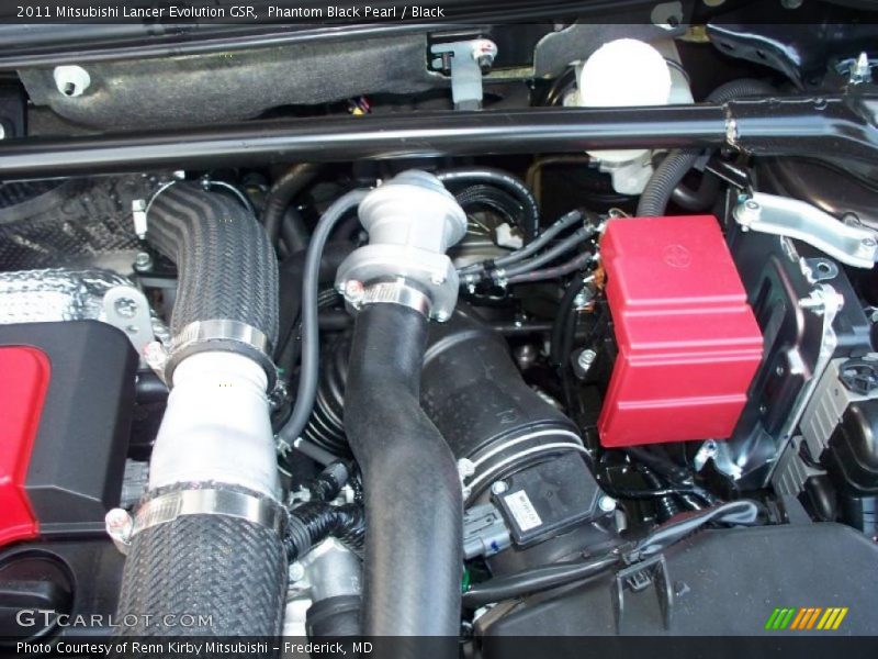 Phantom Black Pearl / Black 2011 Mitsubishi Lancer Evolution GSR
