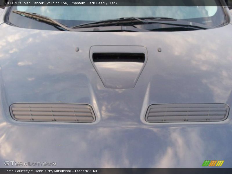 Phantom Black Pearl / Black 2011 Mitsubishi Lancer Evolution GSR