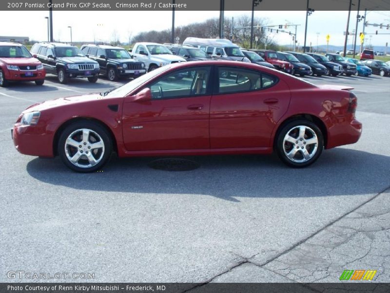 Crimson Red / Cashmere 2007 Pontiac Grand Prix GXP Sedan