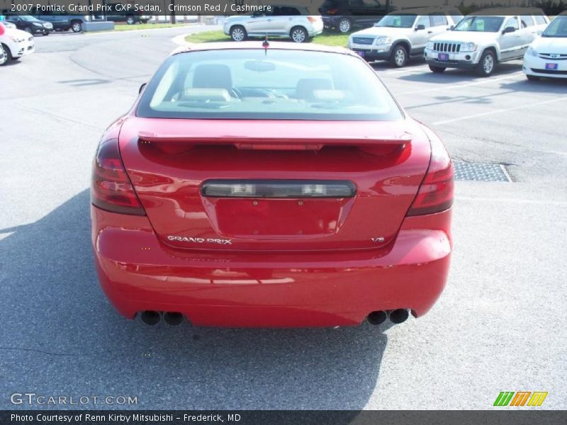 Crimson Red / Cashmere 2007 Pontiac Grand Prix GXP Sedan