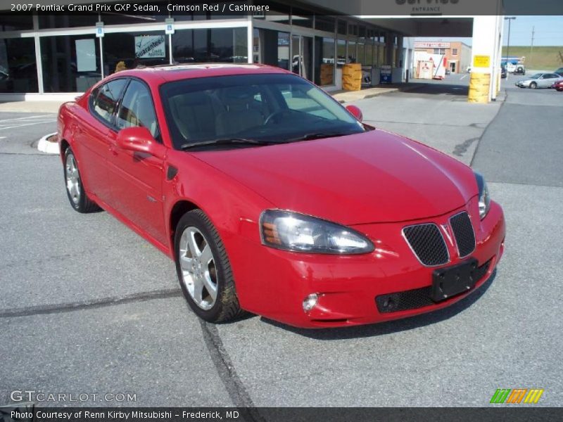 Crimson Red / Cashmere 2007 Pontiac Grand Prix GXP Sedan