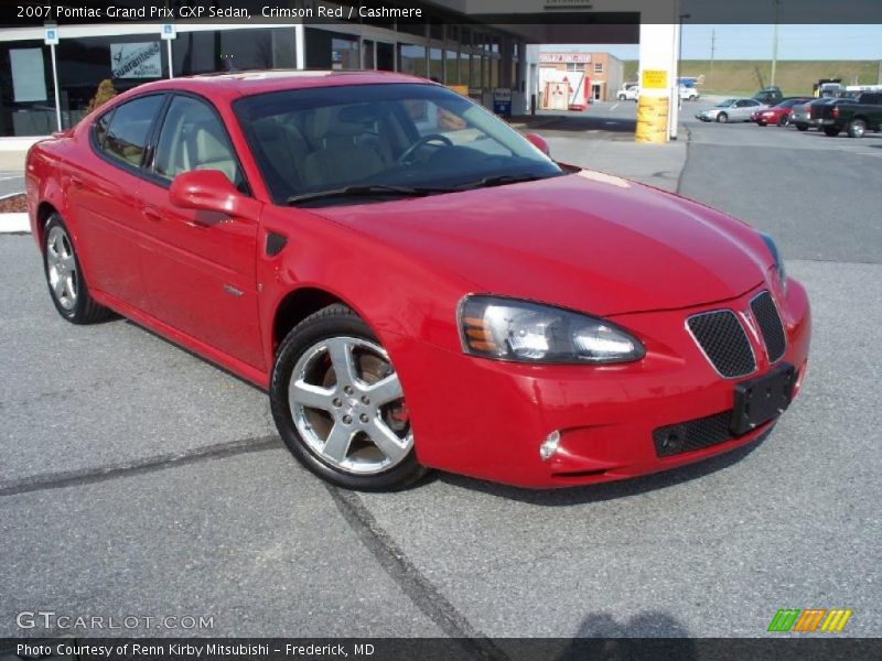 Crimson Red / Cashmere 2007 Pontiac Grand Prix GXP Sedan