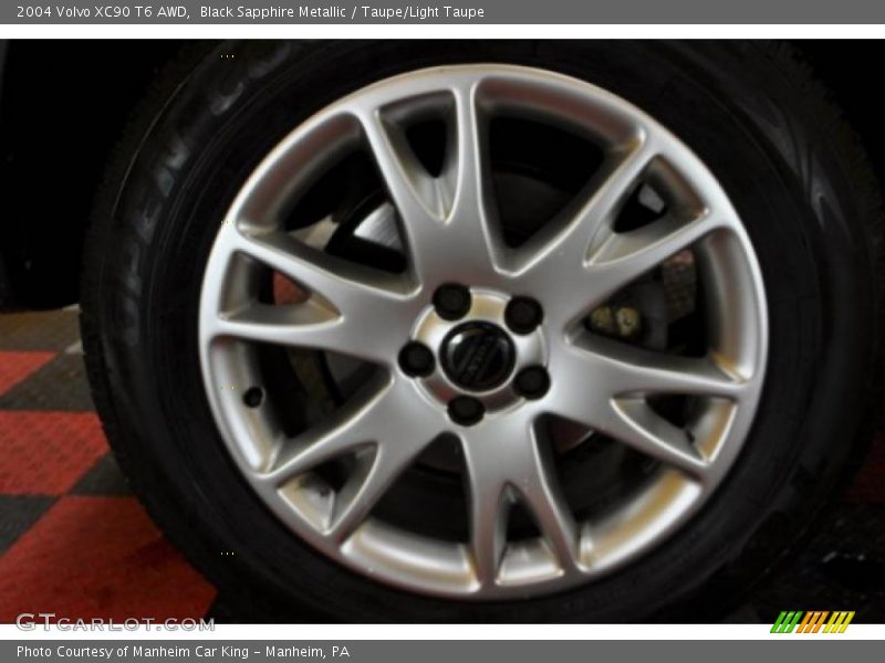 Black Sapphire Metallic / Taupe/Light Taupe 2004 Volvo XC90 T6 AWD