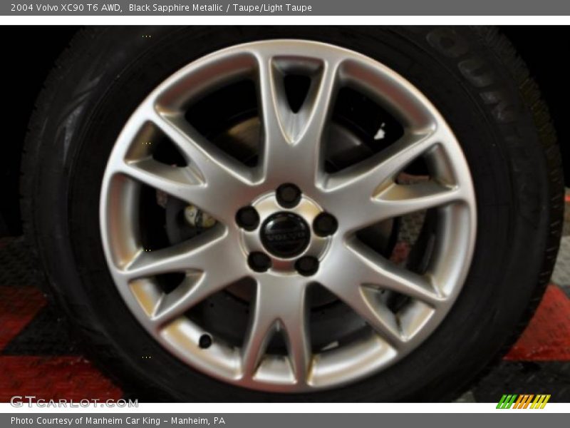 Black Sapphire Metallic / Taupe/Light Taupe 2004 Volvo XC90 T6 AWD