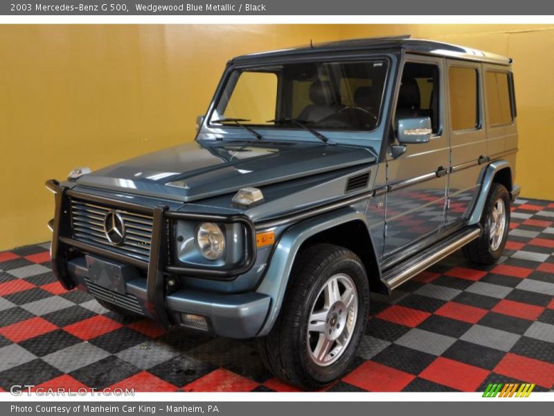 Wedgewood Blue Metallic / Black 2003 Mercedes-Benz G 500