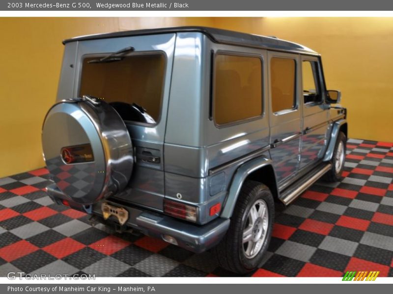 Wedgewood Blue Metallic / Black 2003 Mercedes-Benz G 500