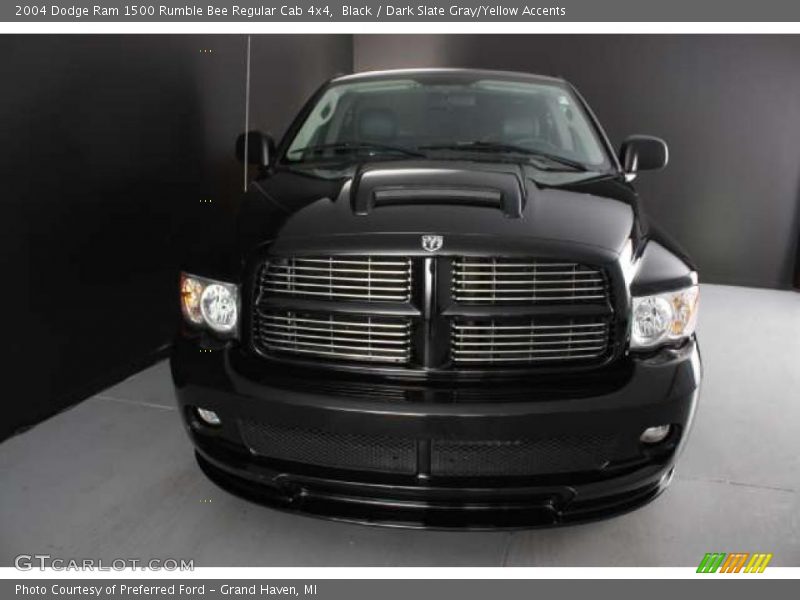 Black / Dark Slate Gray/Yellow Accents 2004 Dodge Ram 1500 Rumble Bee Regular Cab 4x4