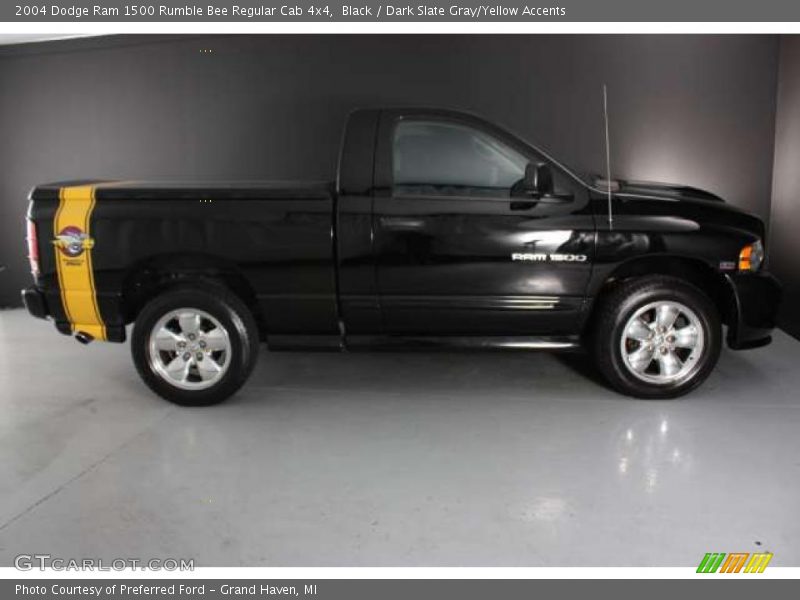 Black / Dark Slate Gray/Yellow Accents 2004 Dodge Ram 1500 Rumble Bee Regular Cab 4x4