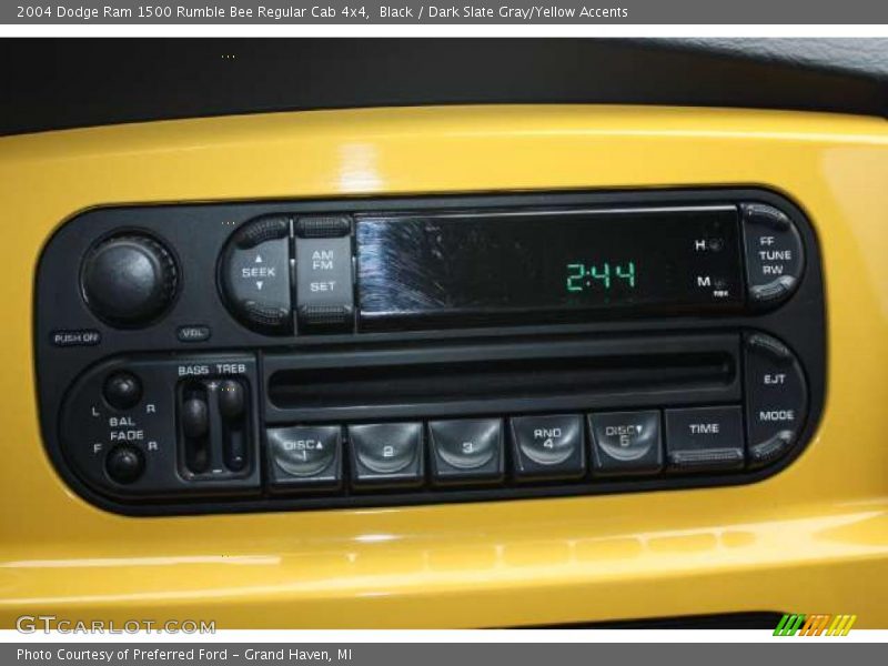 Black / Dark Slate Gray/Yellow Accents 2004 Dodge Ram 1500 Rumble Bee Regular Cab 4x4