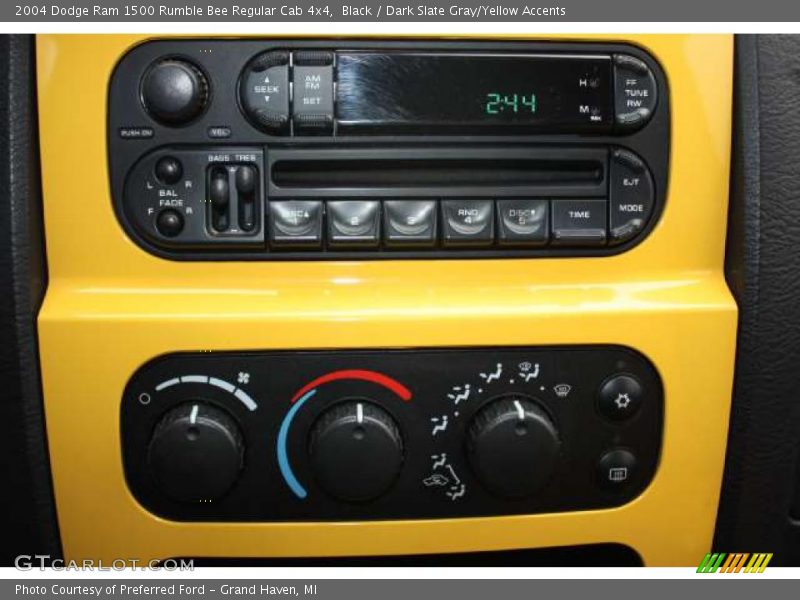 Black / Dark Slate Gray/Yellow Accents 2004 Dodge Ram 1500 Rumble Bee Regular Cab 4x4