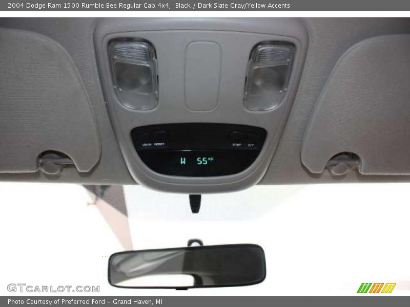 Black / Dark Slate Gray/Yellow Accents 2004 Dodge Ram 1500 Rumble Bee Regular Cab 4x4