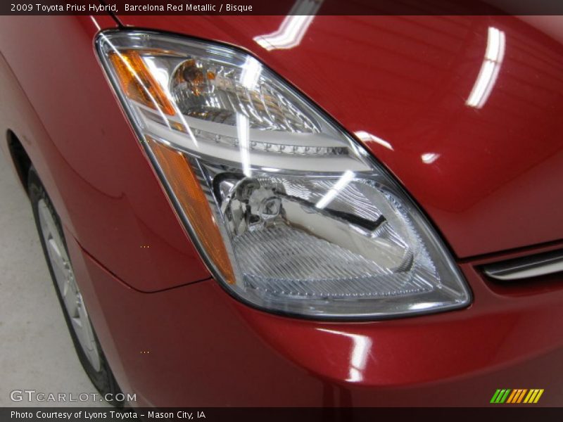 Barcelona Red Metallic / Bisque 2009 Toyota Prius Hybrid