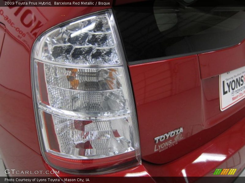 Barcelona Red Metallic / Bisque 2009 Toyota Prius Hybrid