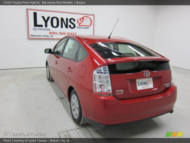 Barcelona Red Metallic / Bisque 2009 Toyota Prius Hybrid