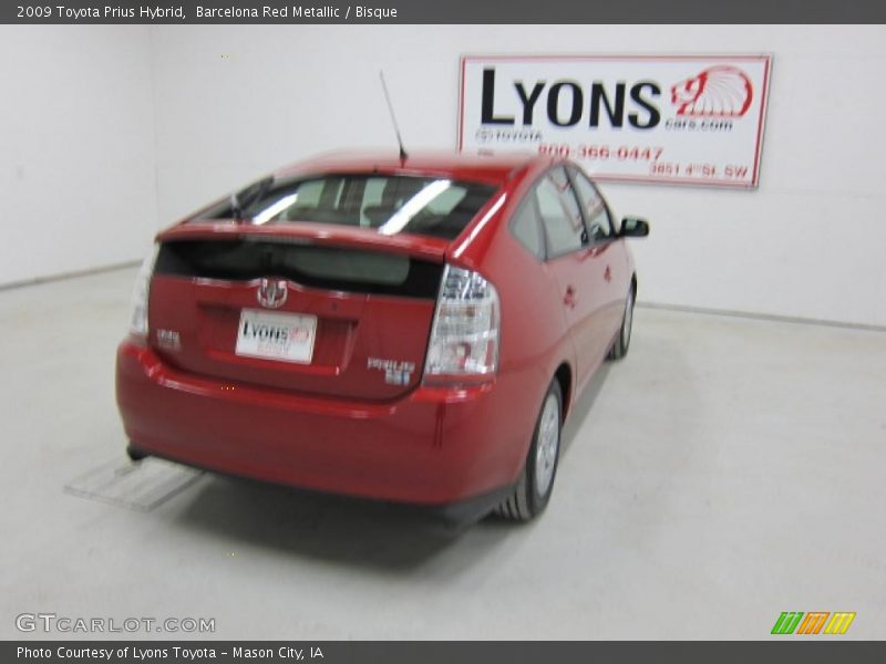 Barcelona Red Metallic / Bisque 2009 Toyota Prius Hybrid