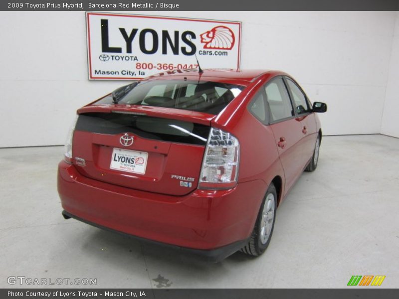 Barcelona Red Metallic / Bisque 2009 Toyota Prius Hybrid