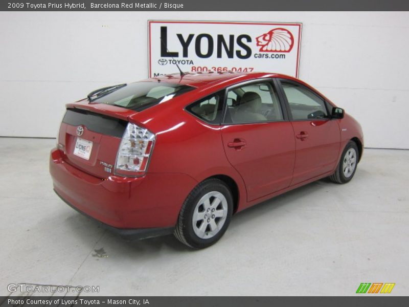 Barcelona Red Metallic / Bisque 2009 Toyota Prius Hybrid