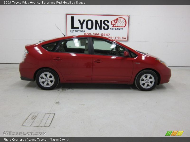 Barcelona Red Metallic / Bisque 2009 Toyota Prius Hybrid