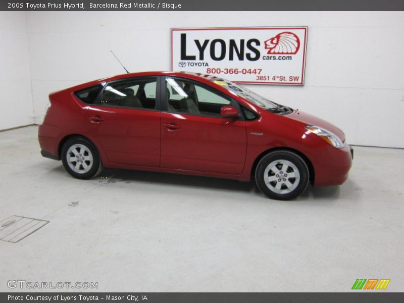 Barcelona Red Metallic / Bisque 2009 Toyota Prius Hybrid