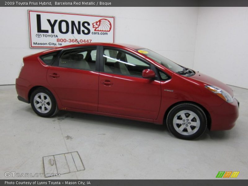 Barcelona Red Metallic / Bisque 2009 Toyota Prius Hybrid