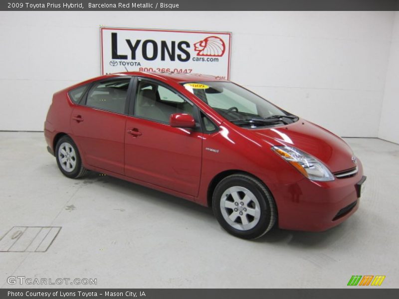 Barcelona Red Metallic / Bisque 2009 Toyota Prius Hybrid