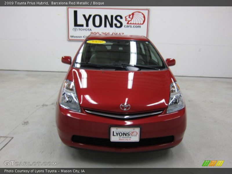 Barcelona Red Metallic / Bisque 2009 Toyota Prius Hybrid