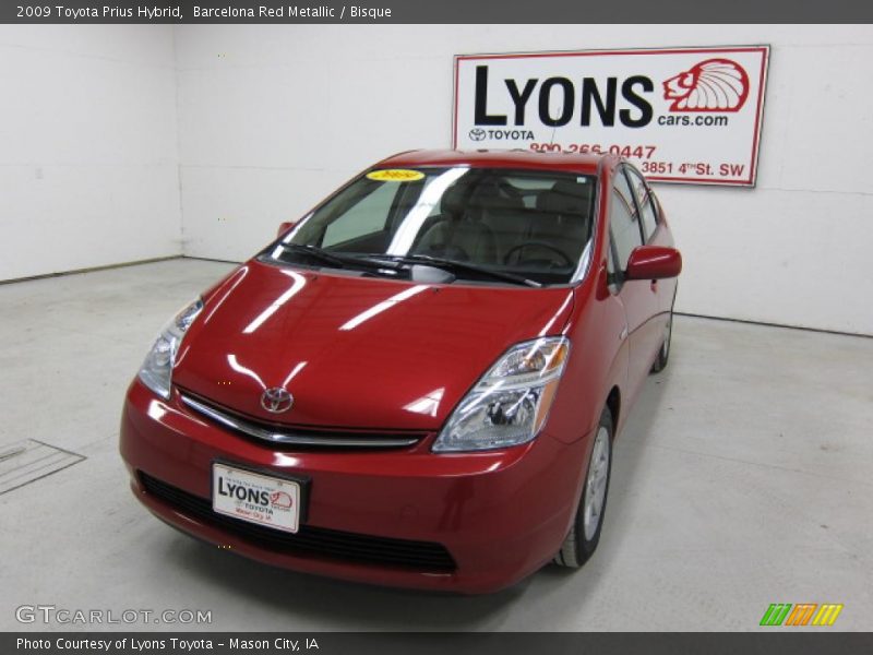 Barcelona Red Metallic / Bisque 2009 Toyota Prius Hybrid