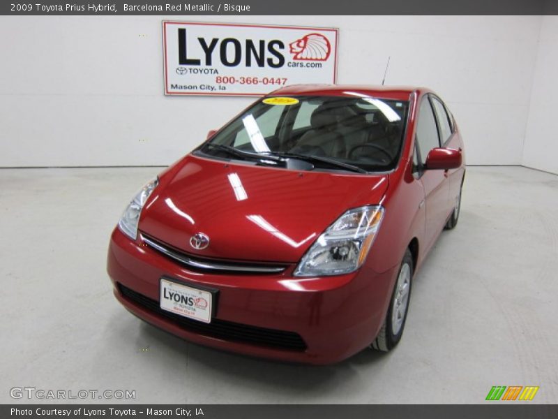 Barcelona Red Metallic / Bisque 2009 Toyota Prius Hybrid