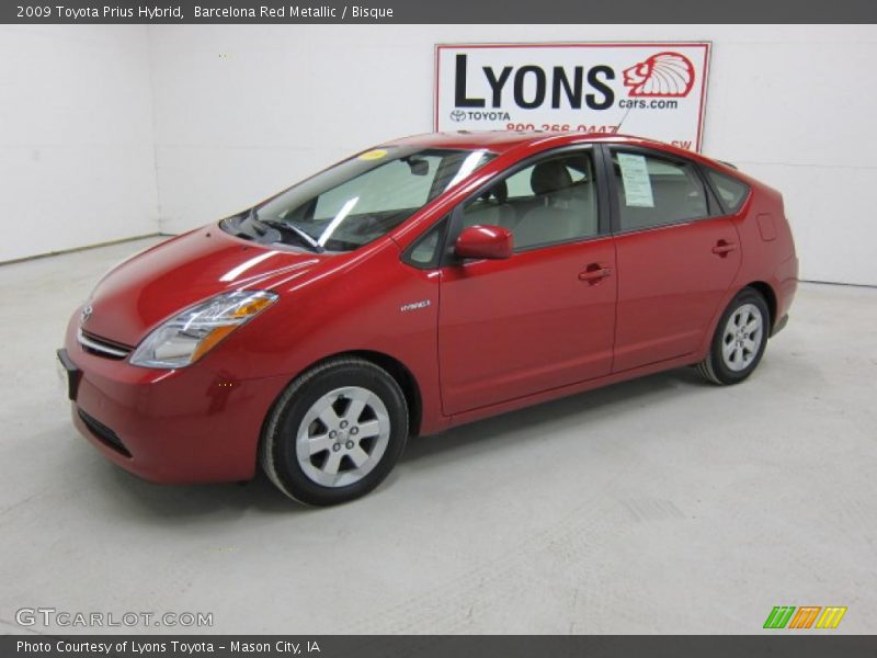 Barcelona Red Metallic / Bisque 2009 Toyota Prius Hybrid