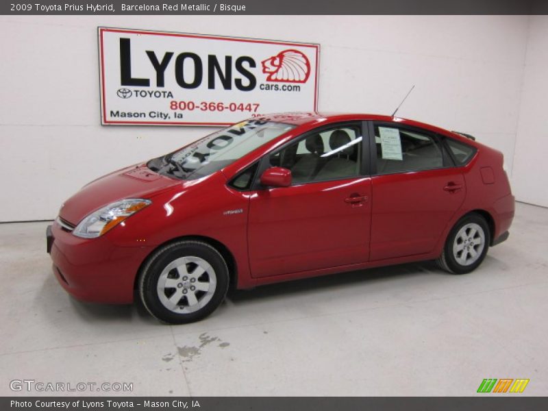 Barcelona Red Metallic / Bisque 2009 Toyota Prius Hybrid