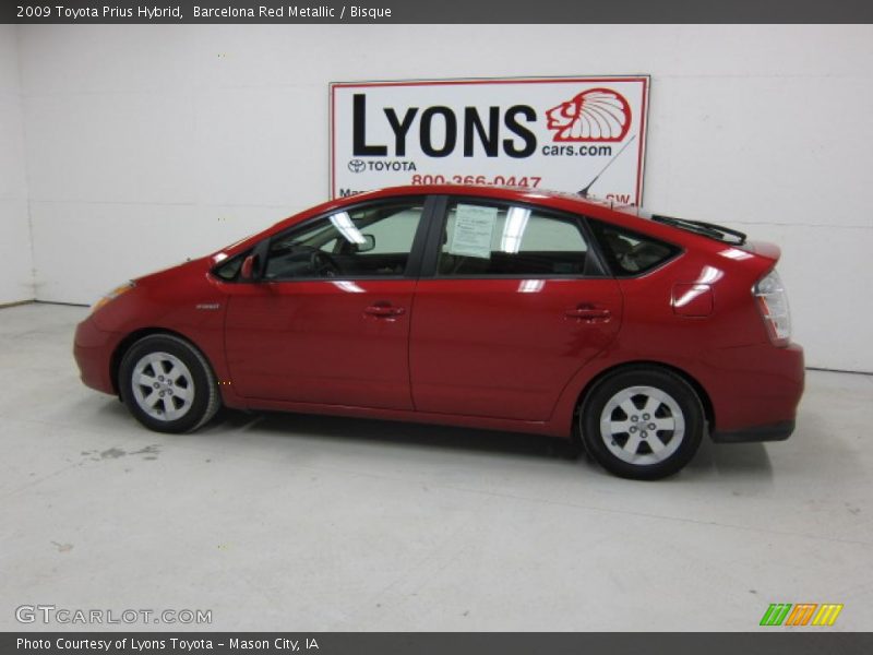 Barcelona Red Metallic / Bisque 2009 Toyota Prius Hybrid