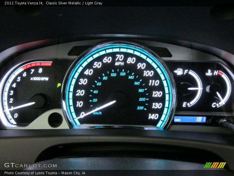  2011 Venza I4 I4 Gauges