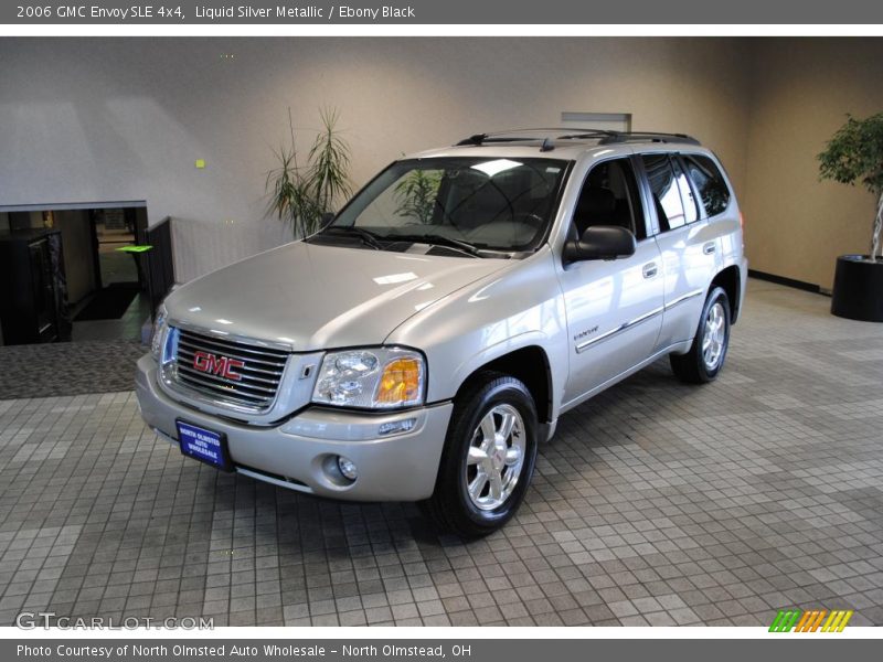 Liquid Silver Metallic / Ebony Black 2006 GMC Envoy SLE 4x4