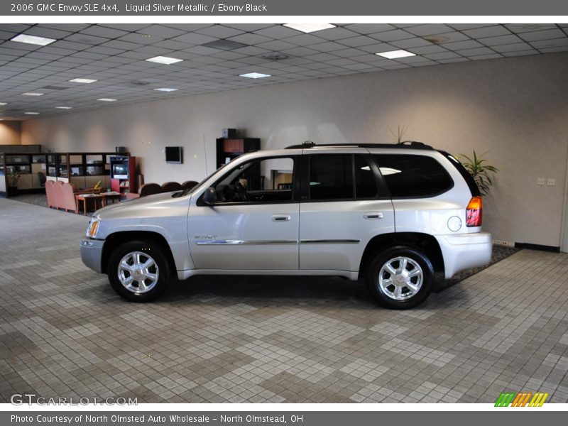 Liquid Silver Metallic / Ebony Black 2006 GMC Envoy SLE 4x4