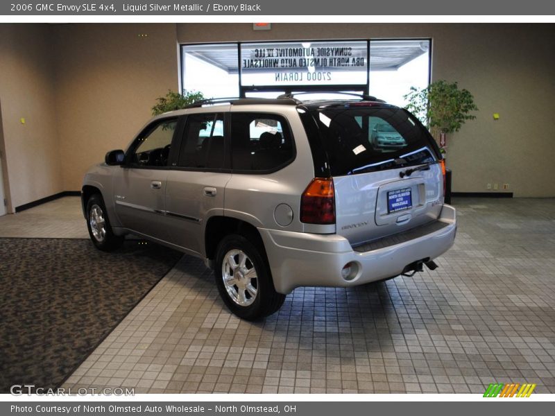 Liquid Silver Metallic / Ebony Black 2006 GMC Envoy SLE 4x4