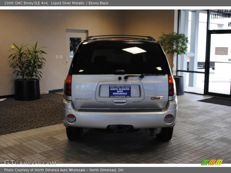 Liquid Silver Metallic / Ebony Black 2006 GMC Envoy SLE 4x4