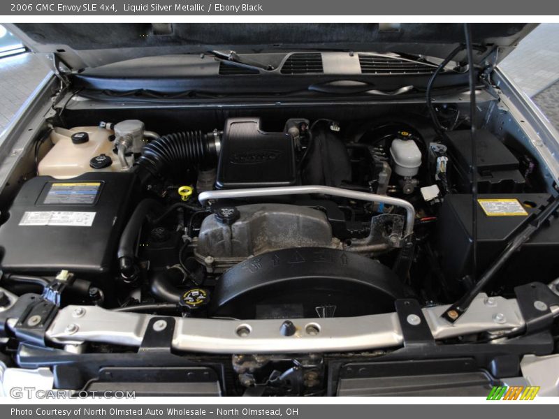 Liquid Silver Metallic / Ebony Black 2006 GMC Envoy SLE 4x4