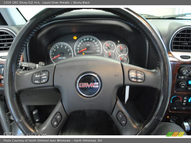 Liquid Silver Metallic / Ebony Black 2006 GMC Envoy SLE 4x4
