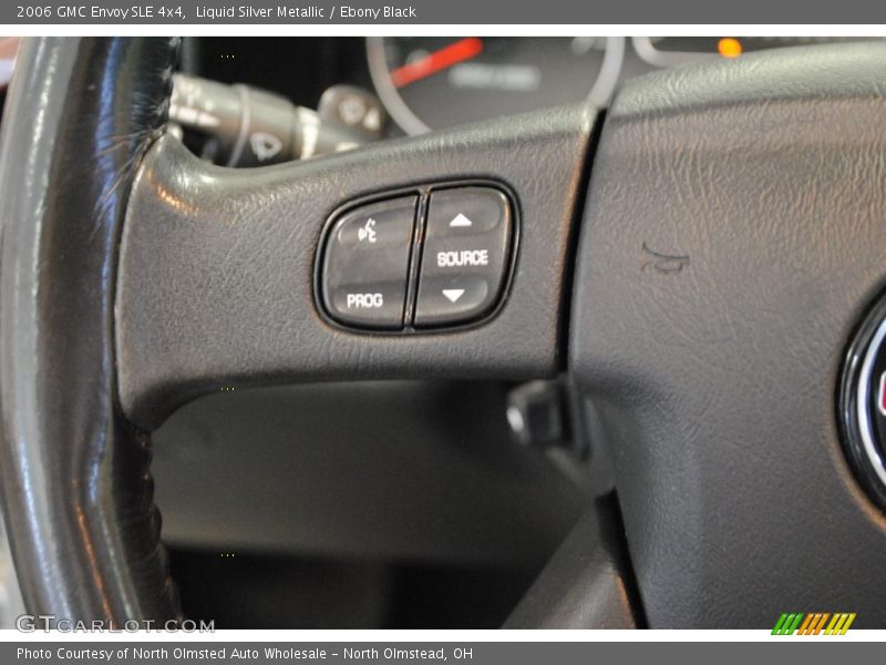 Liquid Silver Metallic / Ebony Black 2006 GMC Envoy SLE 4x4