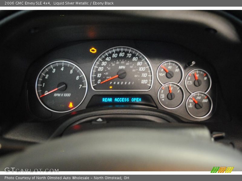 Liquid Silver Metallic / Ebony Black 2006 GMC Envoy SLE 4x4