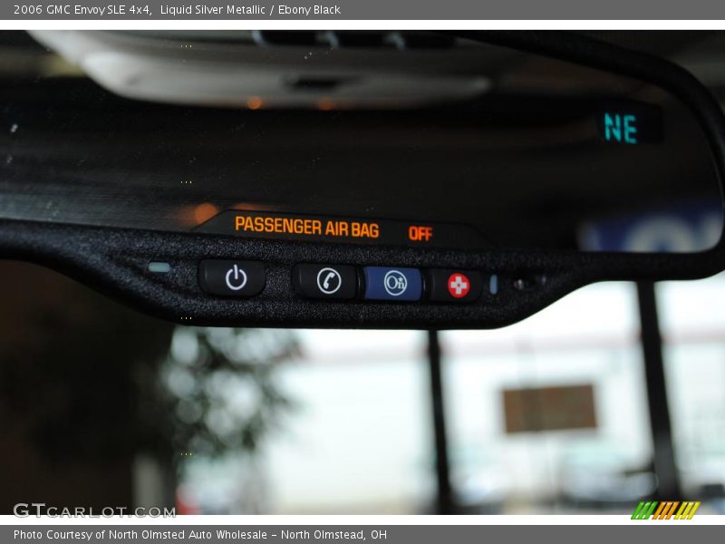 Liquid Silver Metallic / Ebony Black 2006 GMC Envoy SLE 4x4