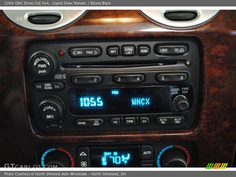 Liquid Silver Metallic / Ebony Black 2006 GMC Envoy SLE 4x4