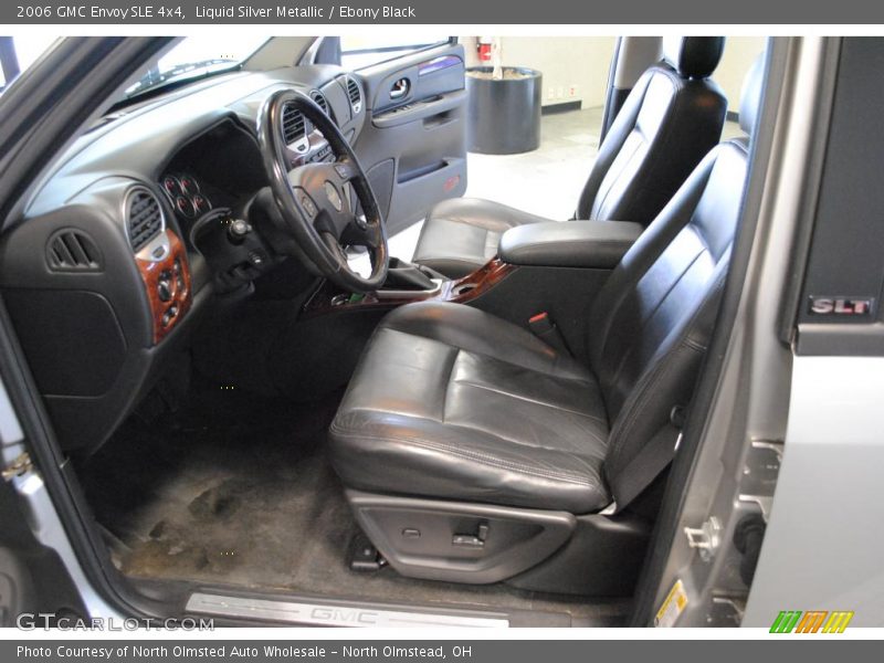 Liquid Silver Metallic / Ebony Black 2006 GMC Envoy SLE 4x4
