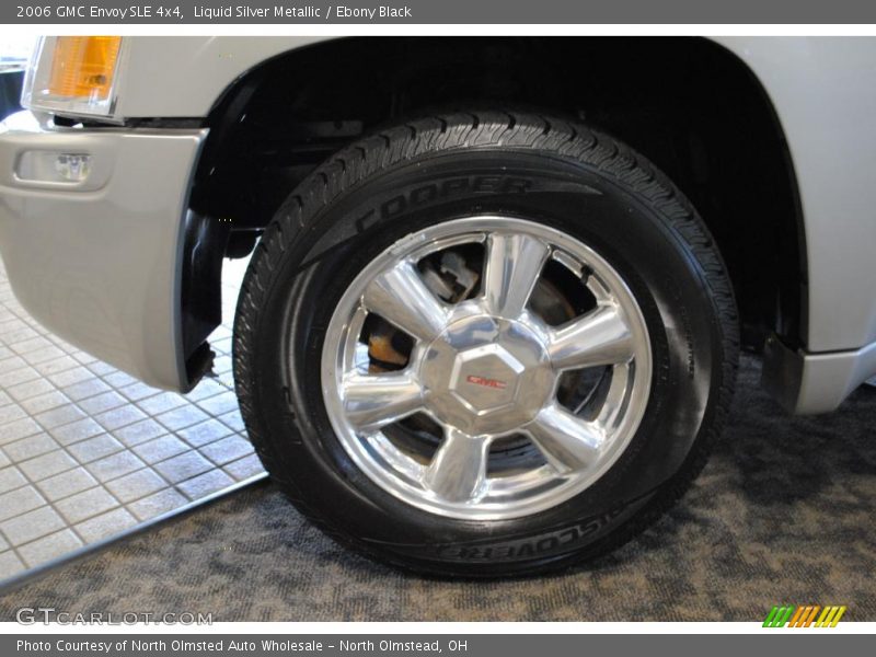 Liquid Silver Metallic / Ebony Black 2006 GMC Envoy SLE 4x4