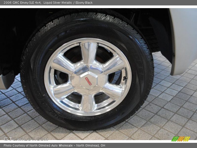Liquid Silver Metallic / Ebony Black 2006 GMC Envoy SLE 4x4